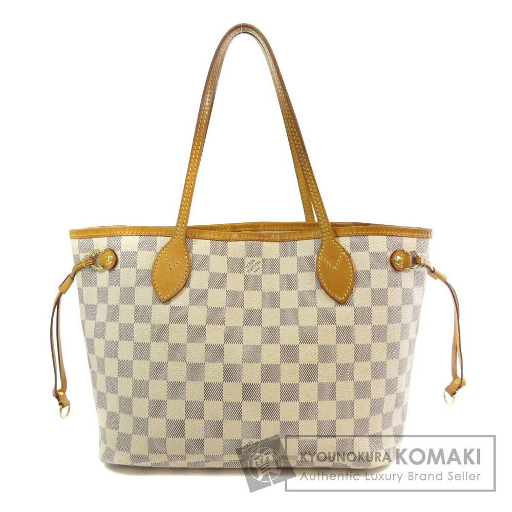 Louis Vuitton Neverfull Tote Bag Damier Canvas Brown